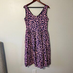 Nooworks | Misty Dress | Purple Leopard | Size L